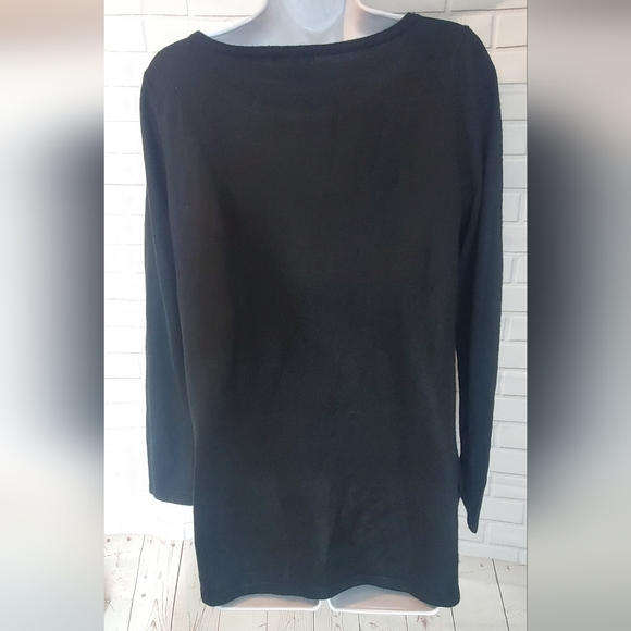 New York & Company Black Patch Pocket Sweater - Picture 5 of 8